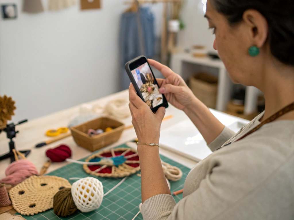 TikTok for promoting handmade craft businesses